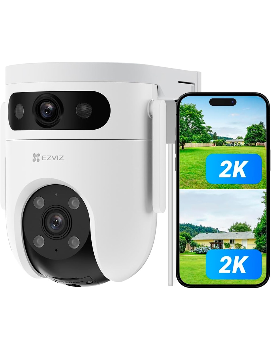 Cámara Wi-Fi de seguridad modelo CS-C9C 3MP Inalámbrica 2K 360° para exterior 6