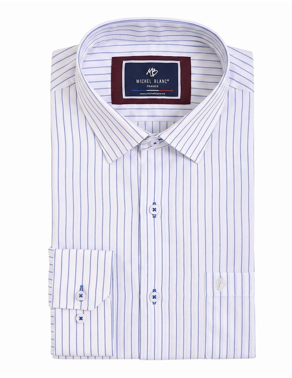 Camisa casual manga larga para hombre 3
