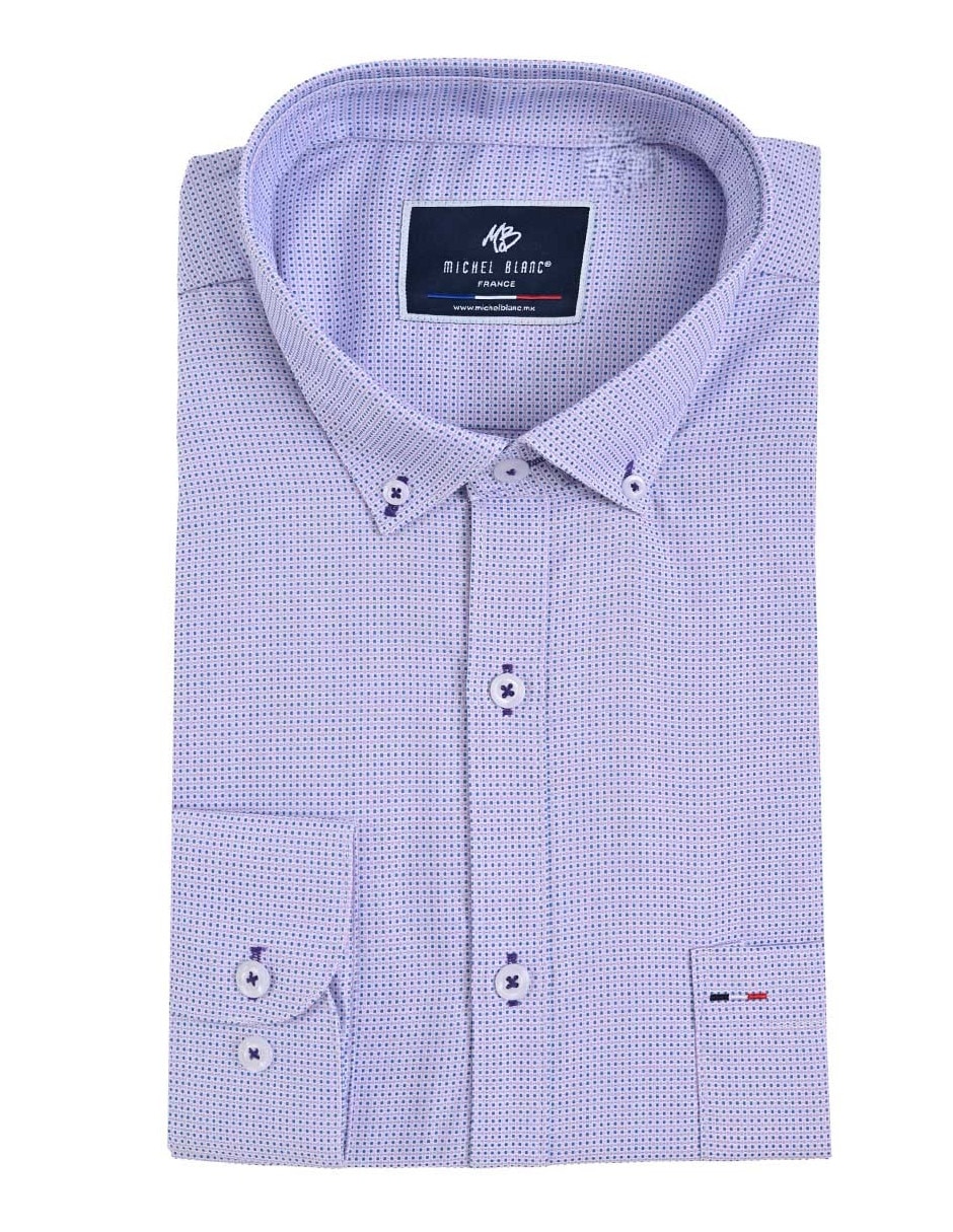 Camisa casual manga larga para hombre 3