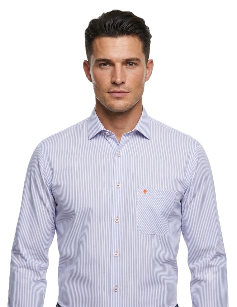 Camisa casual manga larga para hombre Camisa casual manga larga para hombre