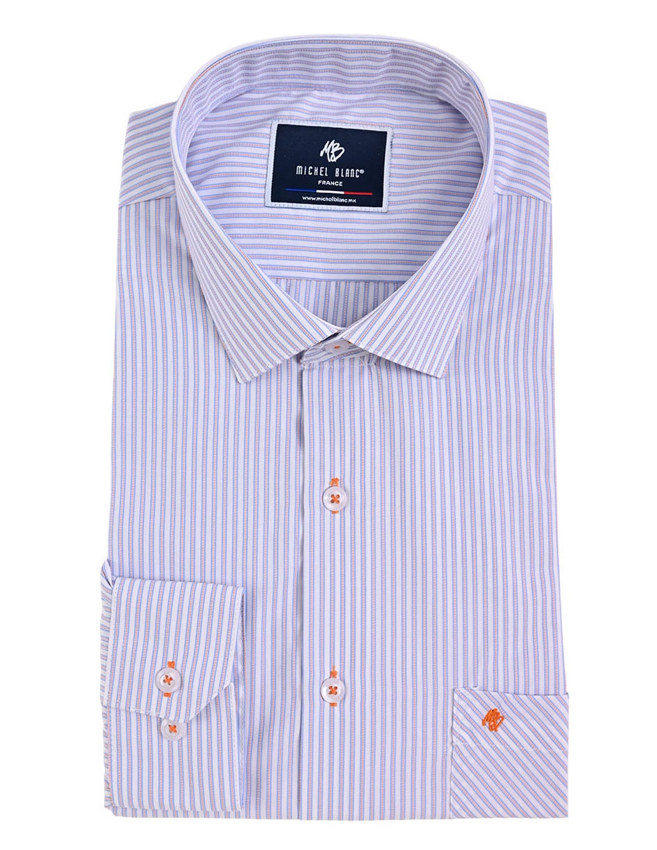 Camisa casual manga larga para hombre 3