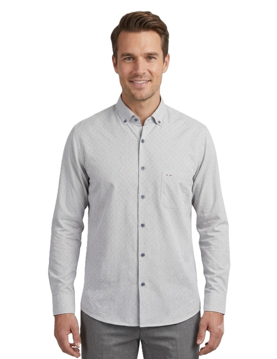 Camisa casual manga larga para hombre Camisa casual manga larga para hombre