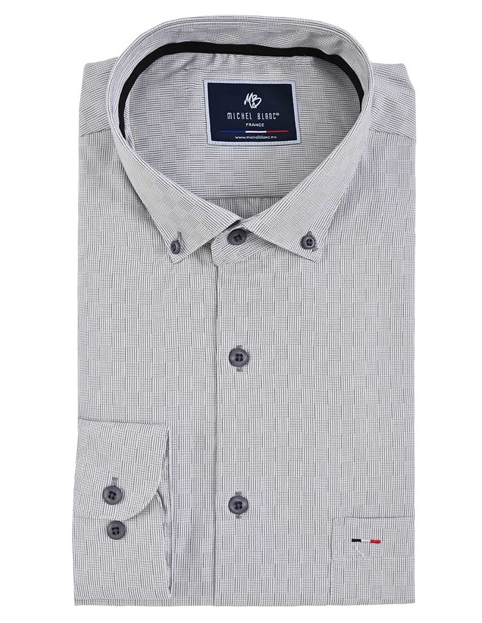 Camisa casual manga larga para hombre 3