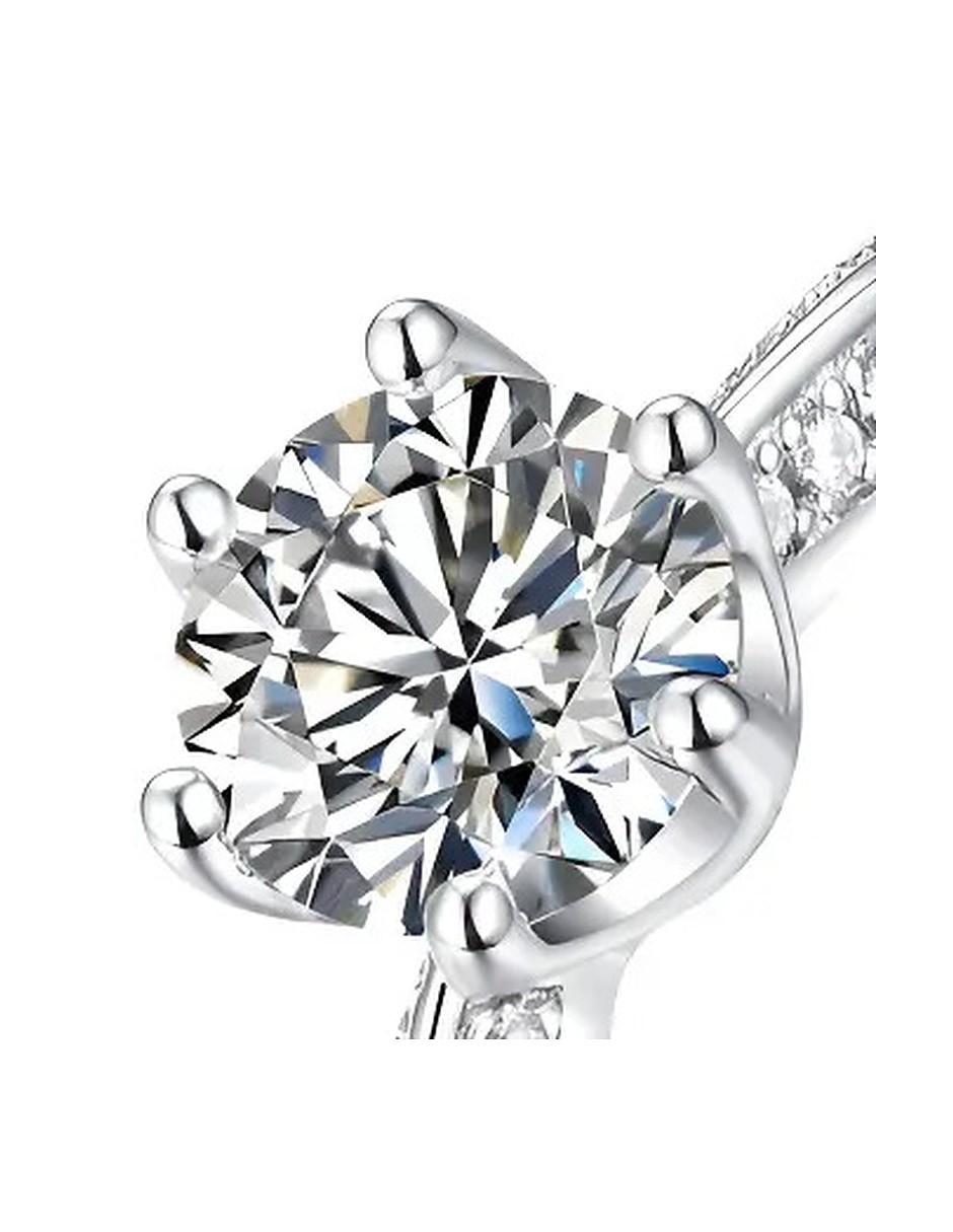 Anillo con gema p 925 de plata zirconia cúbica 3