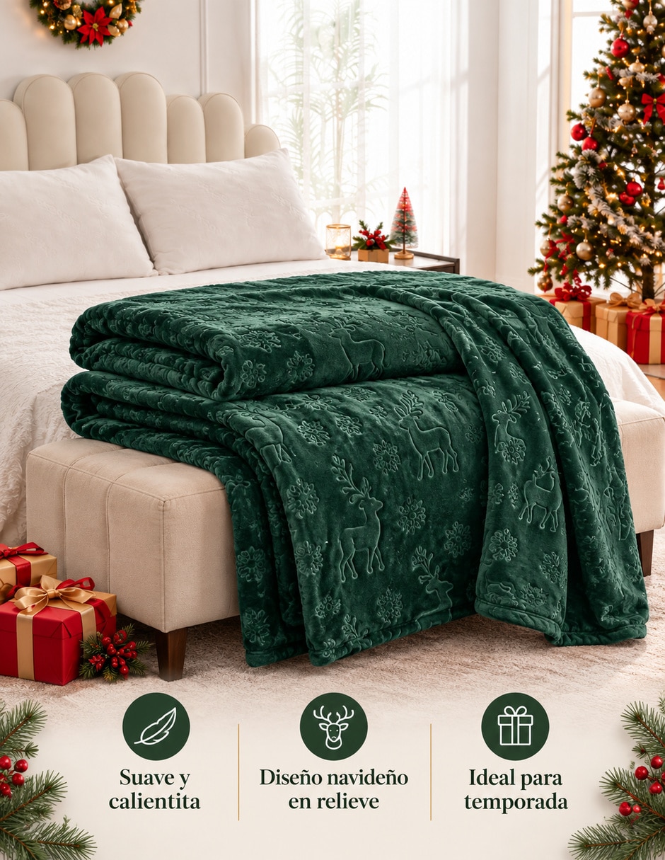 Cobertor Navidad