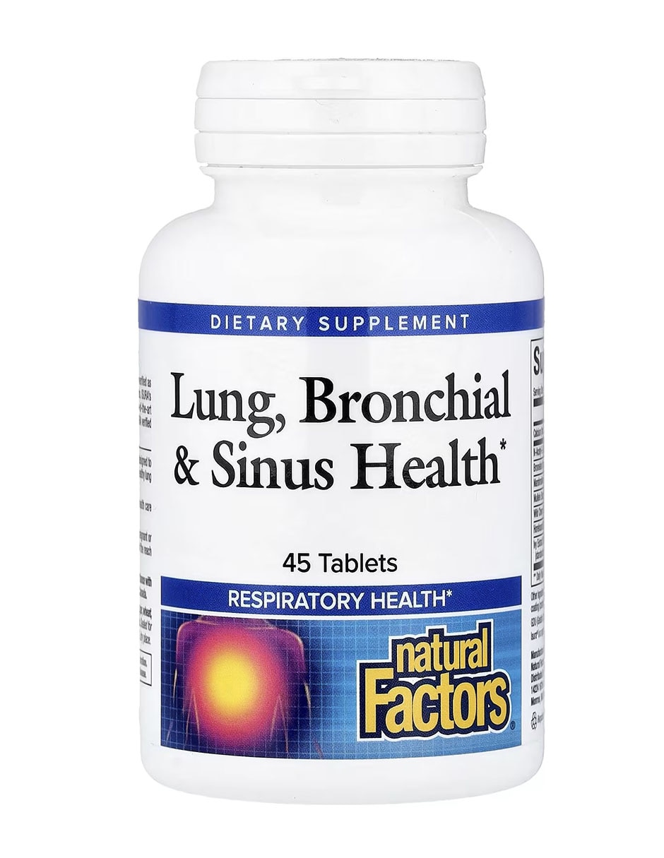 Salud pulmonar bronquial y sinusal con N-Acetil-Cisteína de 45 cápsulas