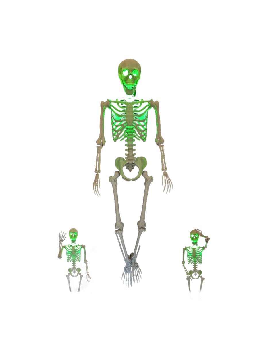 Figura decorativa de calavera halloween animatronic Figura decorativa de calavera halloween animatronic
