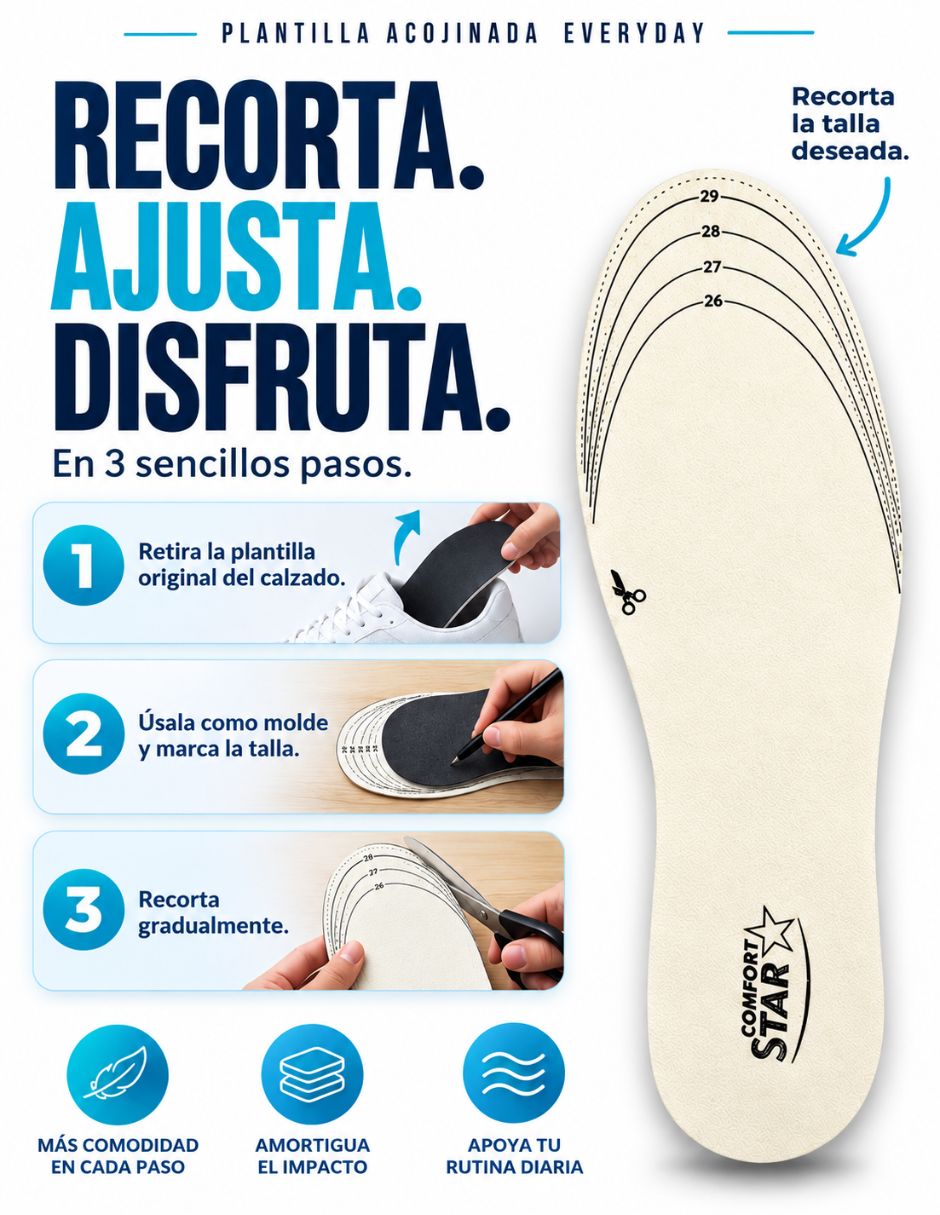 Plantilla confort star 3