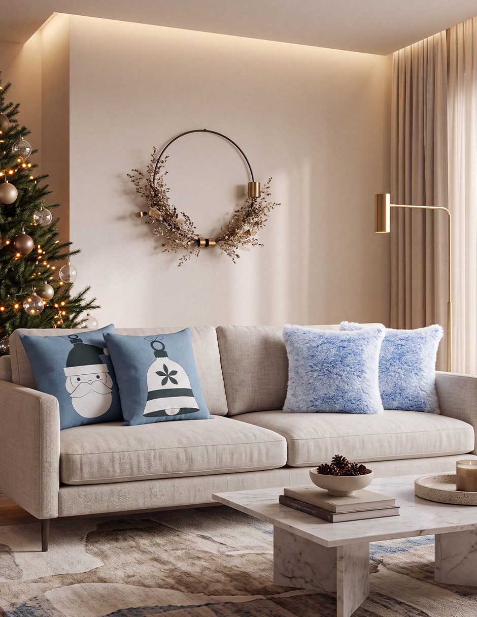 Set de cojín decorativo navidad 8