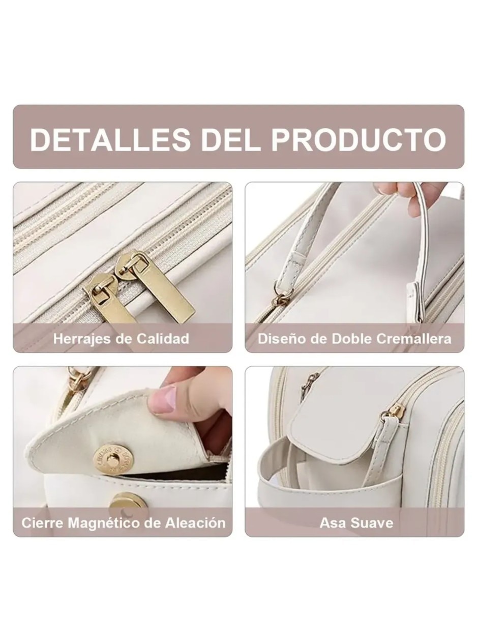 Neceser para maquillaje friends impermeable 2 piezas para hombre
