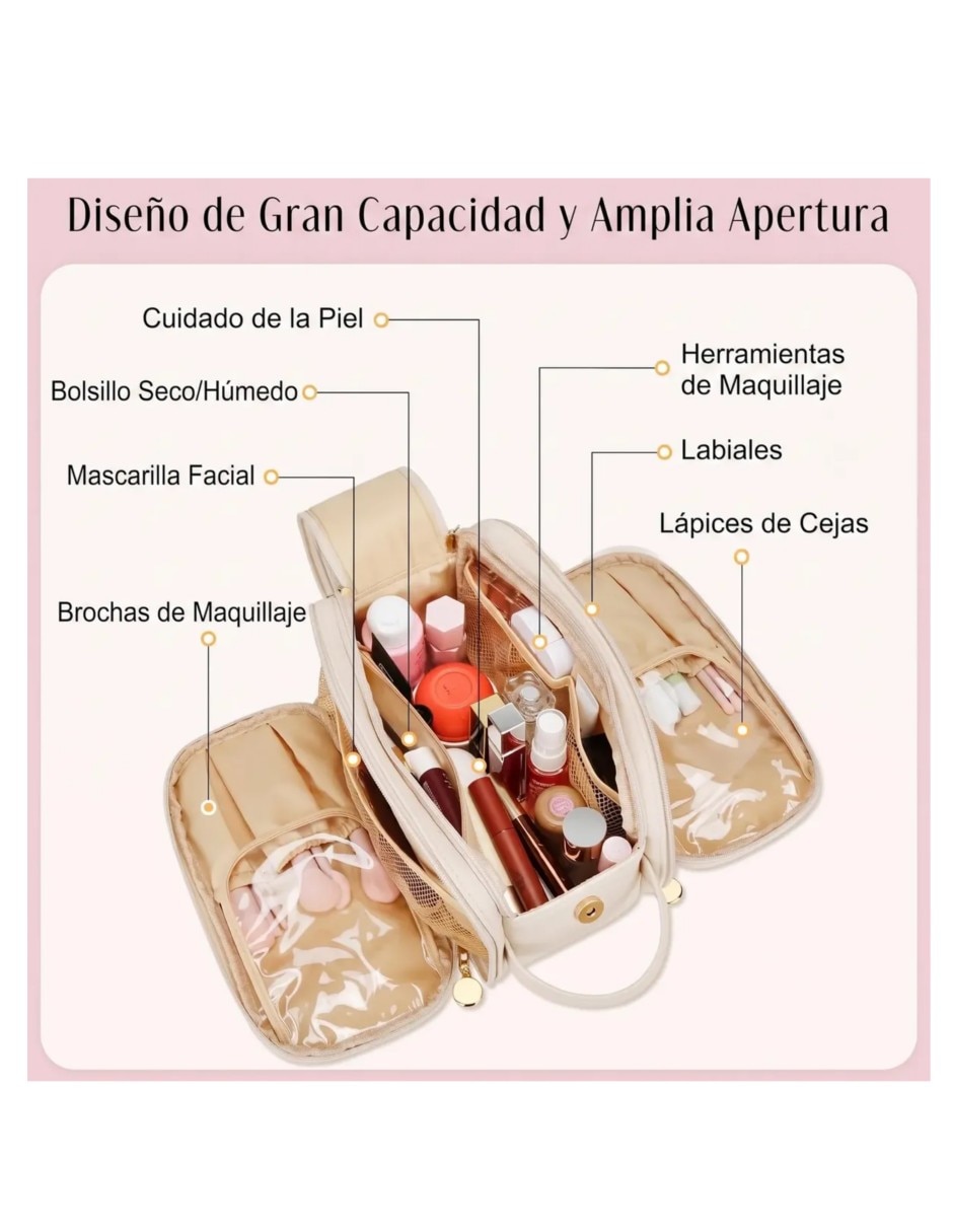 Neceser para maquillaje friends impermeable 2 piezas para hombre