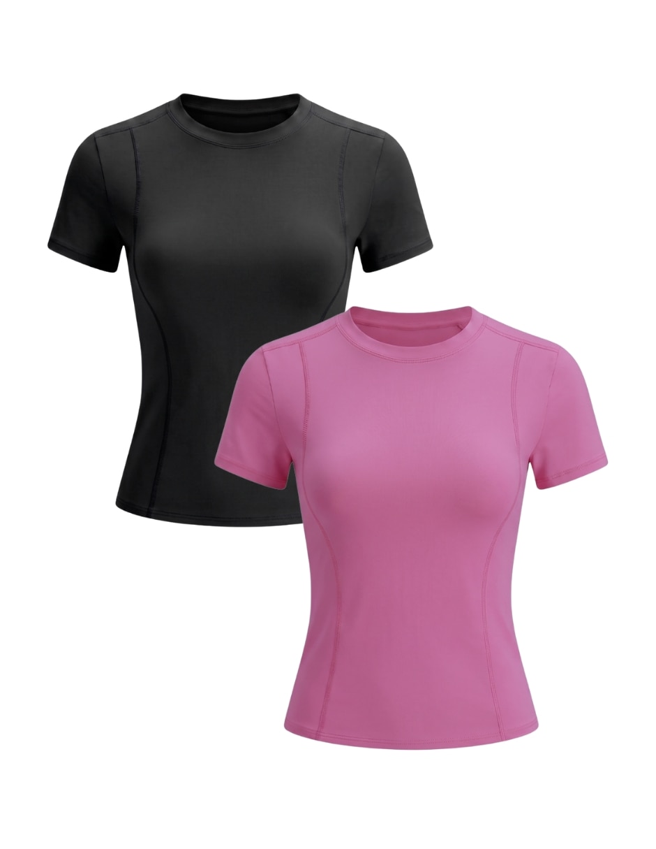 Playera deportiva para entrenamiento activewear de mujer Playera deportiva para entrenamiento activewear de mujer