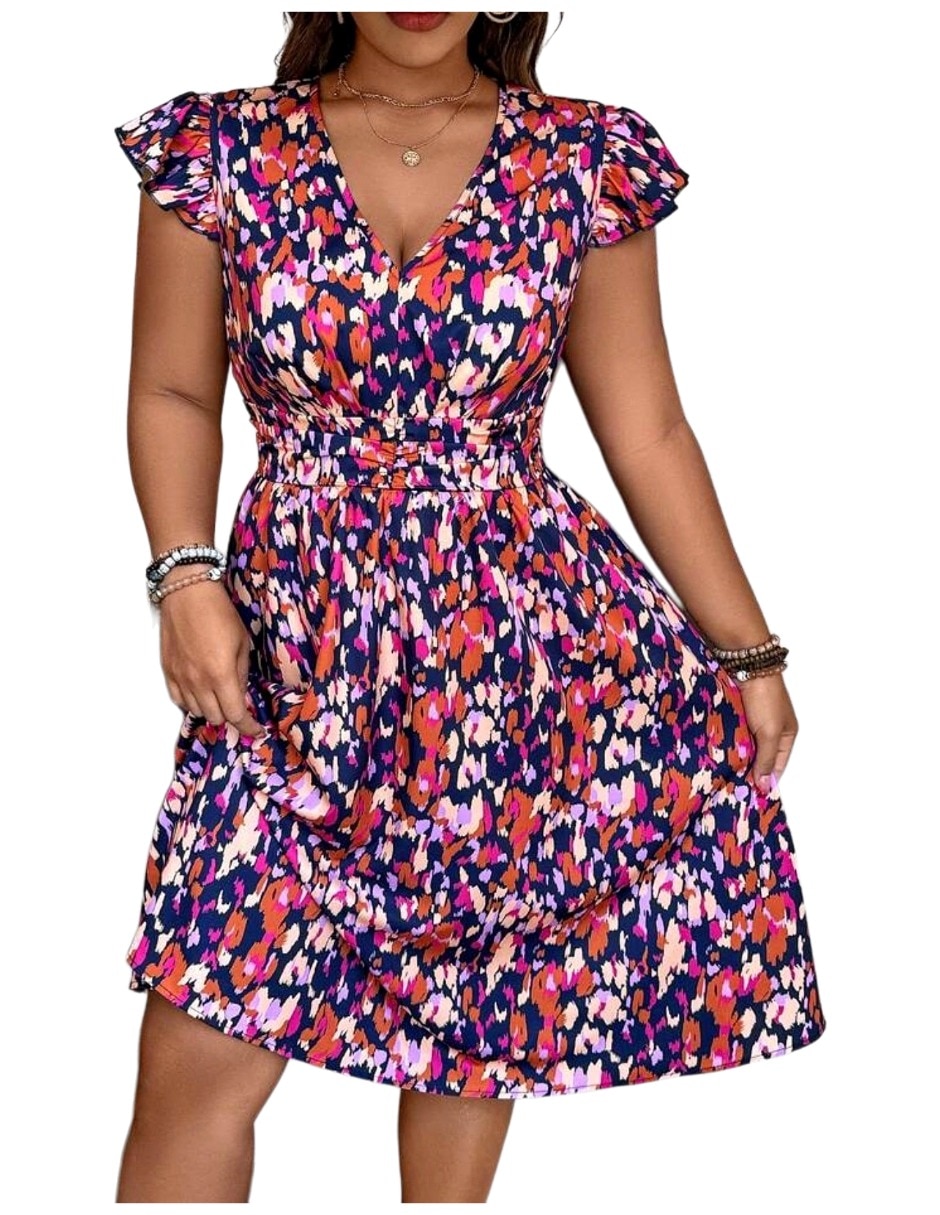 Vestido a la rodilla casual para mujer 3