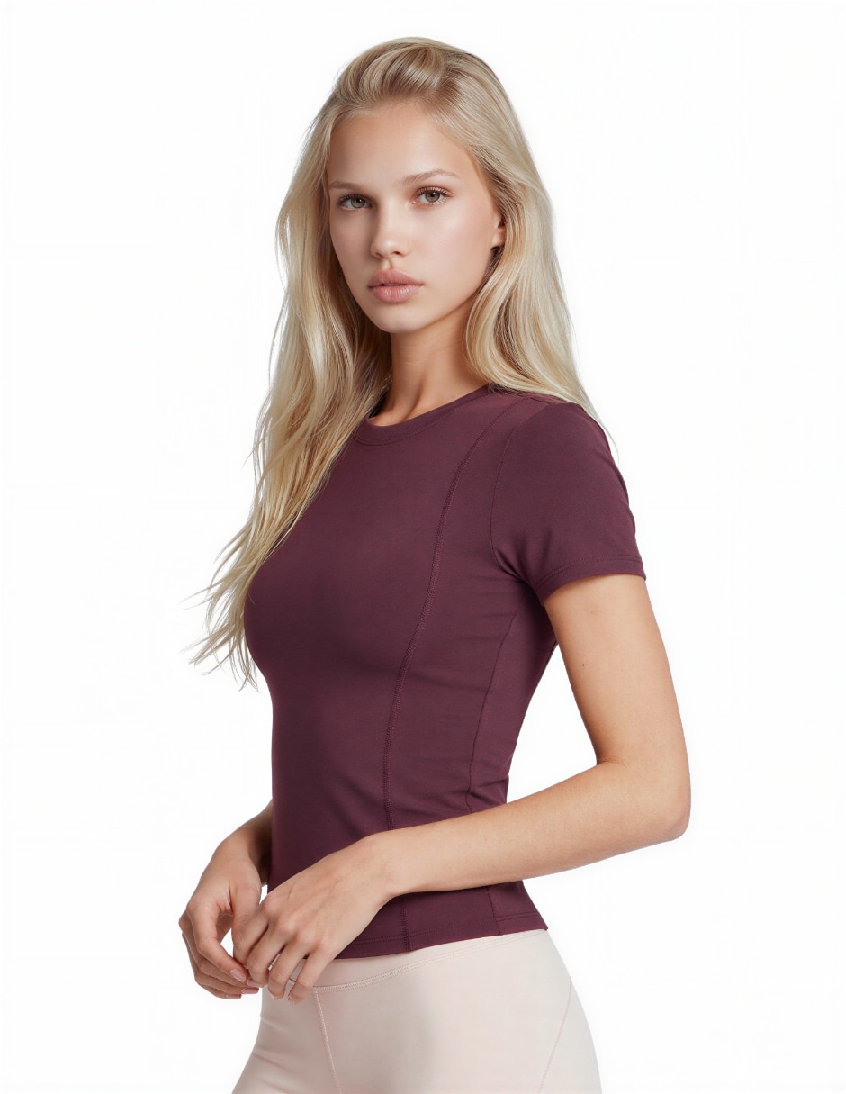 Playera deportiva para entrenamiento activewear de mujer 4