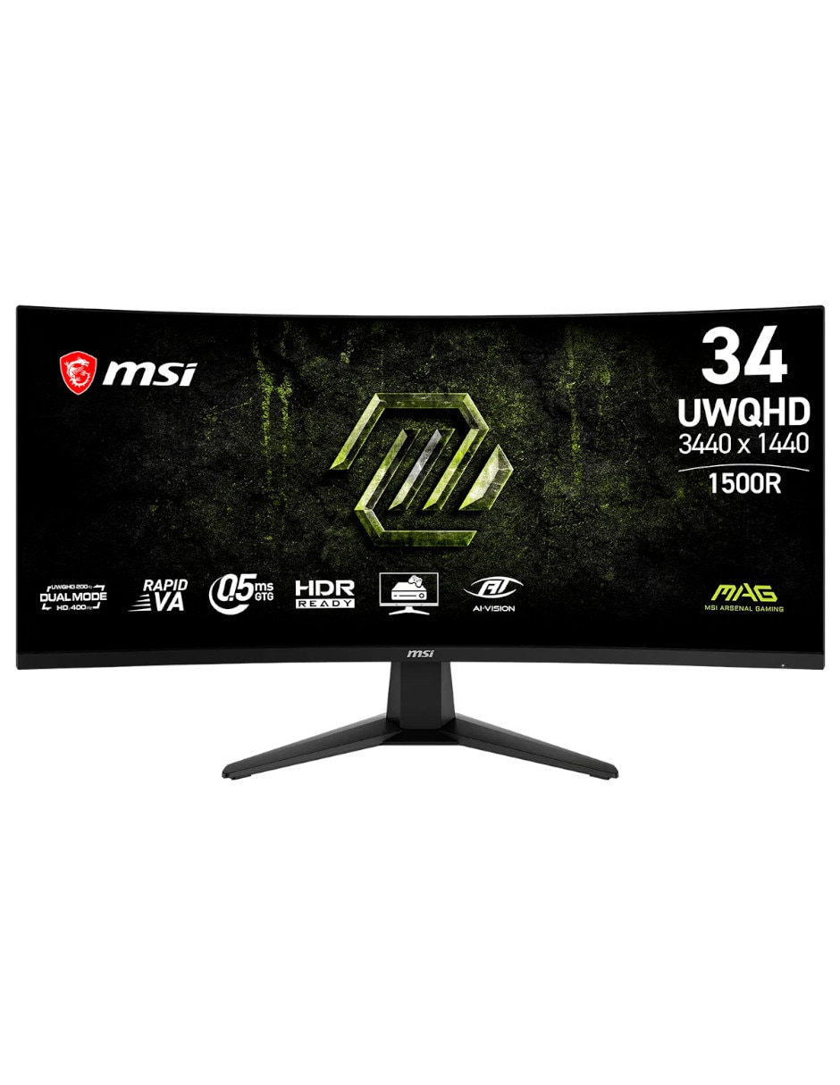 Monitor gamer VA UWQHD 34 pulgadas MAG 346CQDF E20