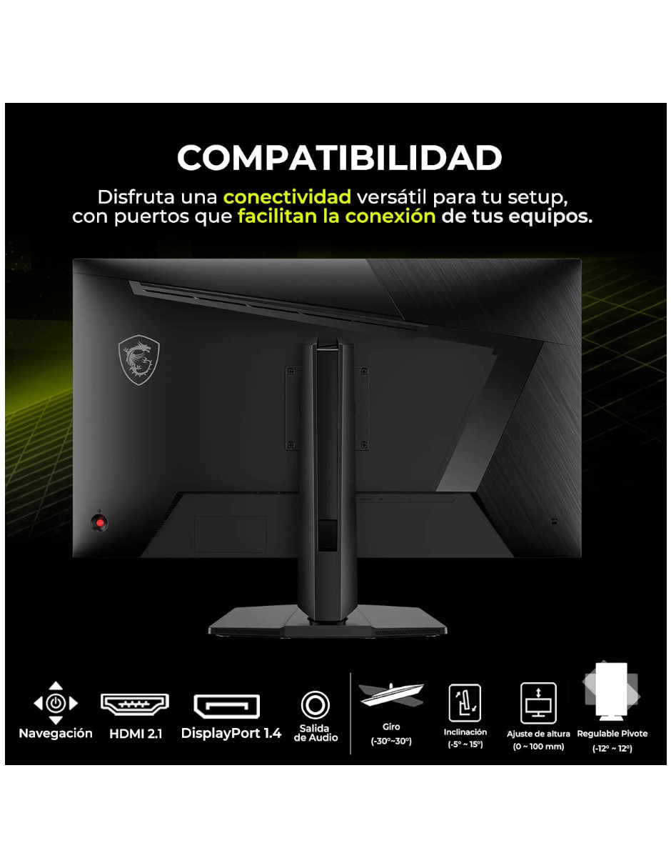 Monitor gamer MAG 321UPD E14 IPS 4K/UHD 31.5 pulgadas 4