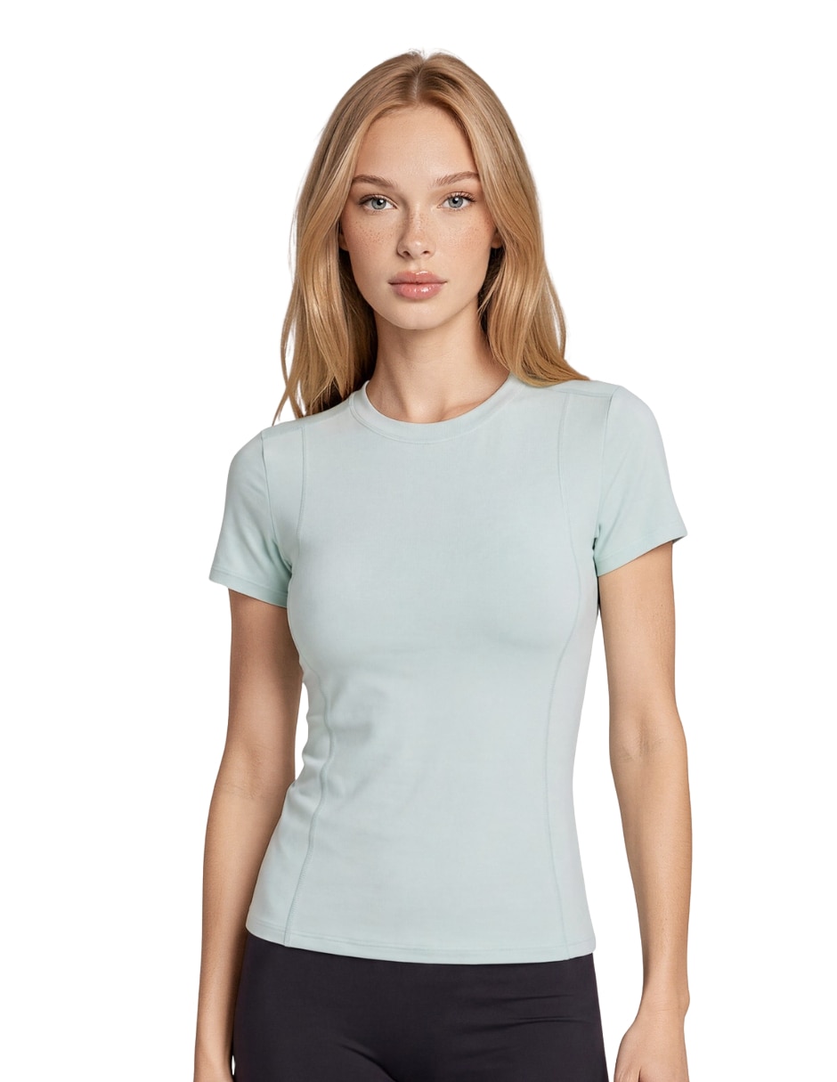 Playera deportiva para entrenamiento activewear de mujer Playera deportiva para entrenamiento activewear de mujer