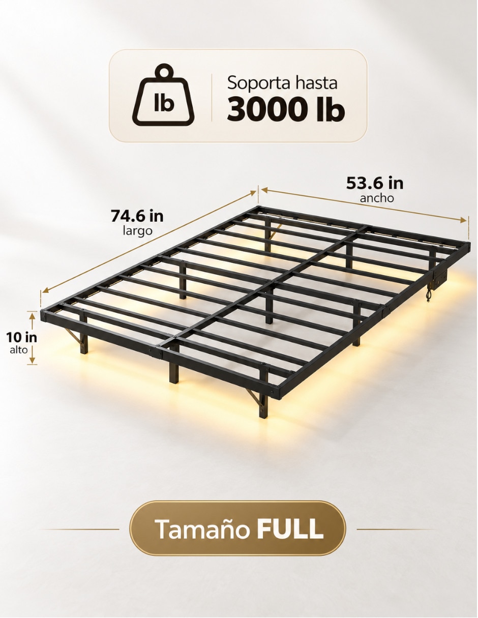Base para cama armable de acero 4