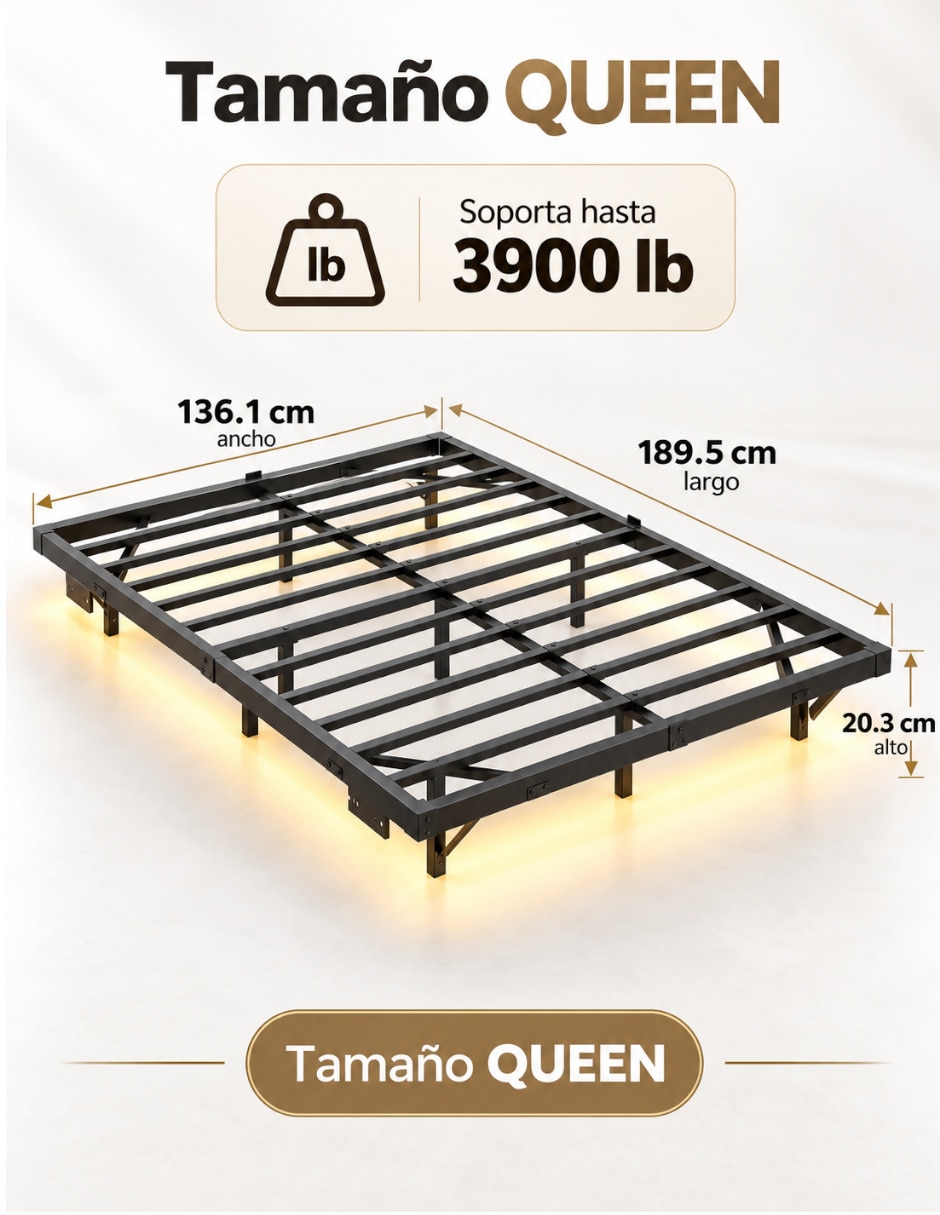 Base para cama de acero 4