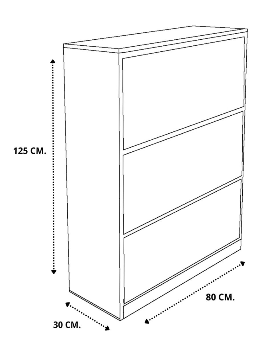 Zapatera armable mueble para 24 pares de zapatos 6