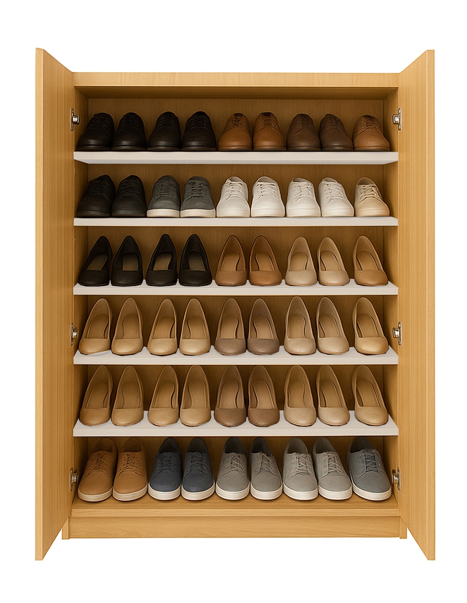 Zapatera armable mueble para 40 pares de zapatos 6