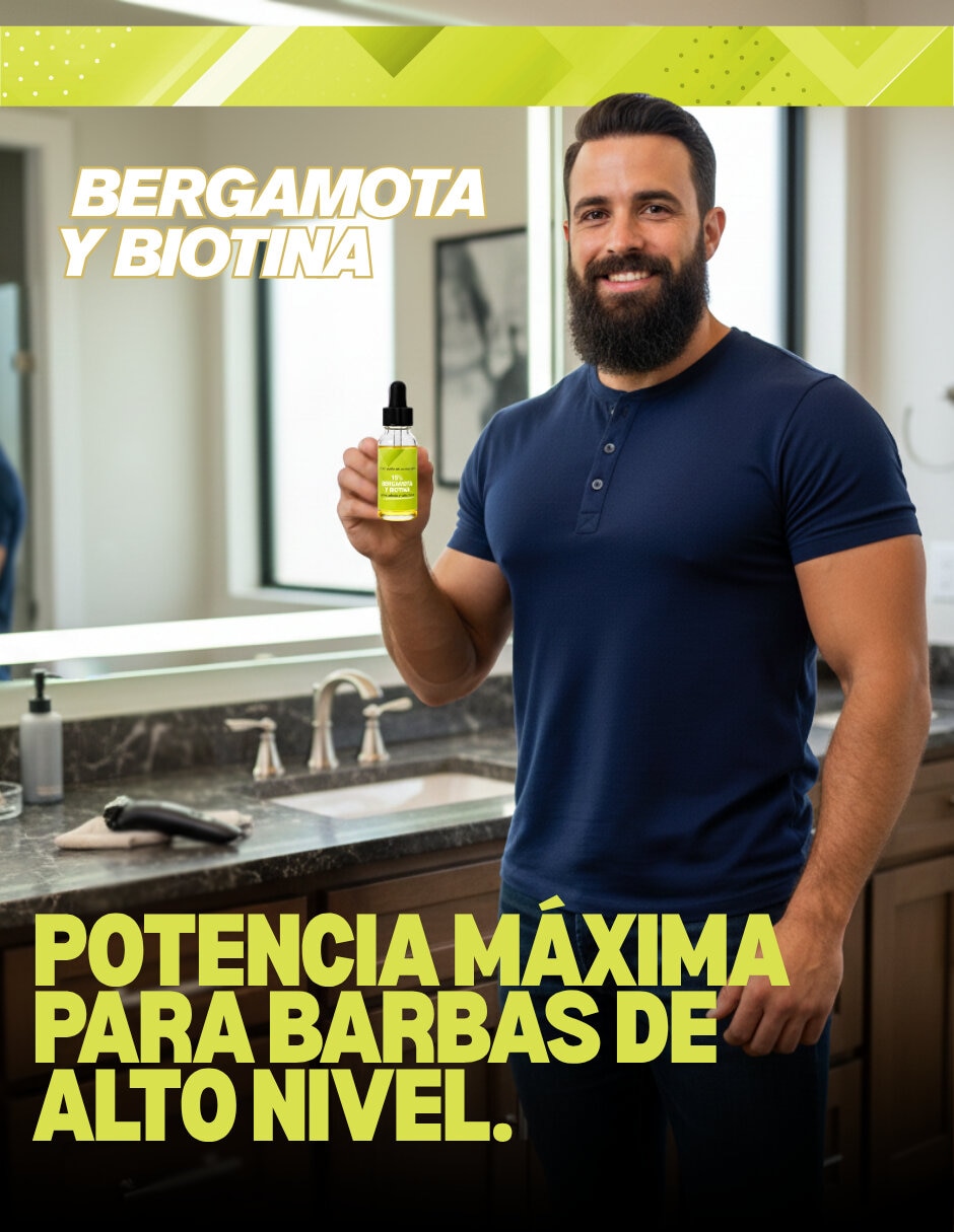 Tratamiento para barba y cabello auxiliar en el crecimiento de cabello y barba