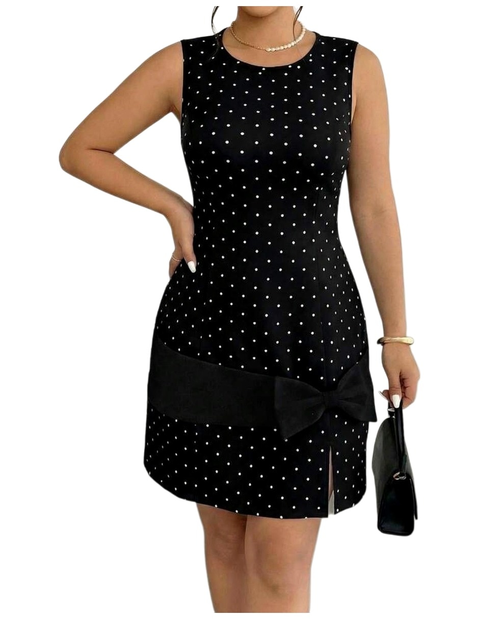 Vestido arriba rodilla cocktail para mujer 1