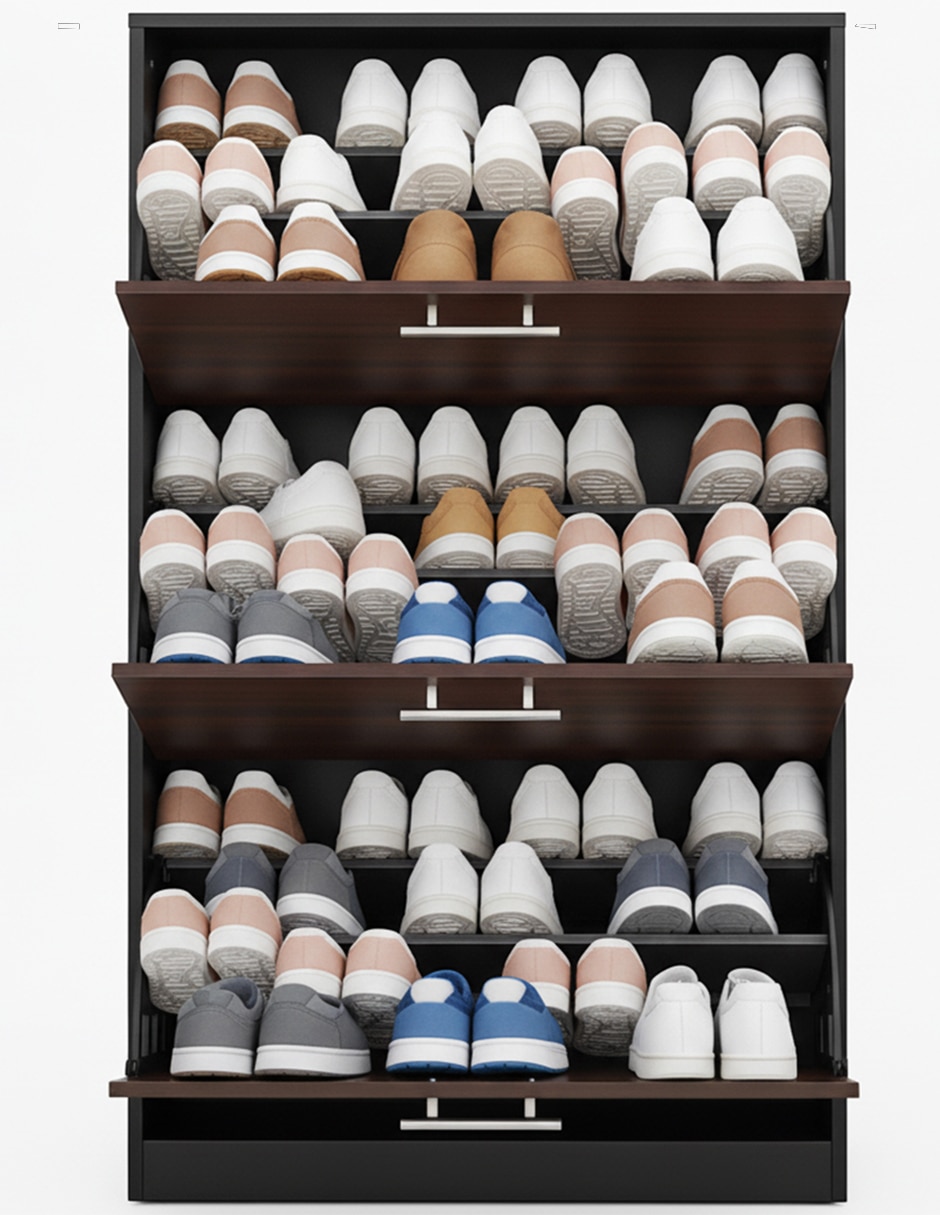 Zapatera armable mueble para 24 pares de zapatos 5