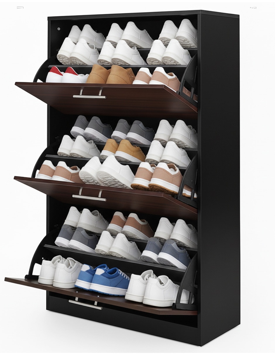 Zapatera armable mueble para 24 pares de zapatos 8