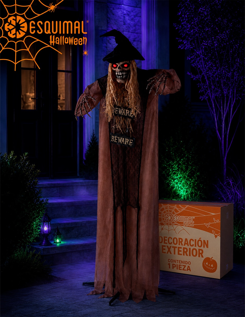 Figura decorativa Muñeco Interactivo de Terror con forma de espectro