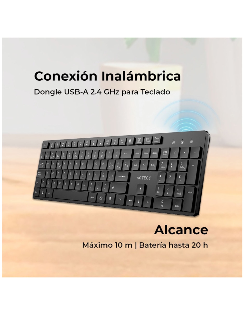 Teclado inalámbrica ac-943468 5