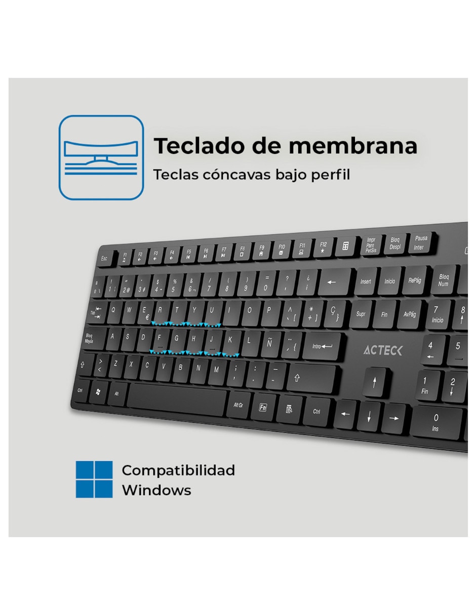 Teclado inalámbrica ac-943468 4