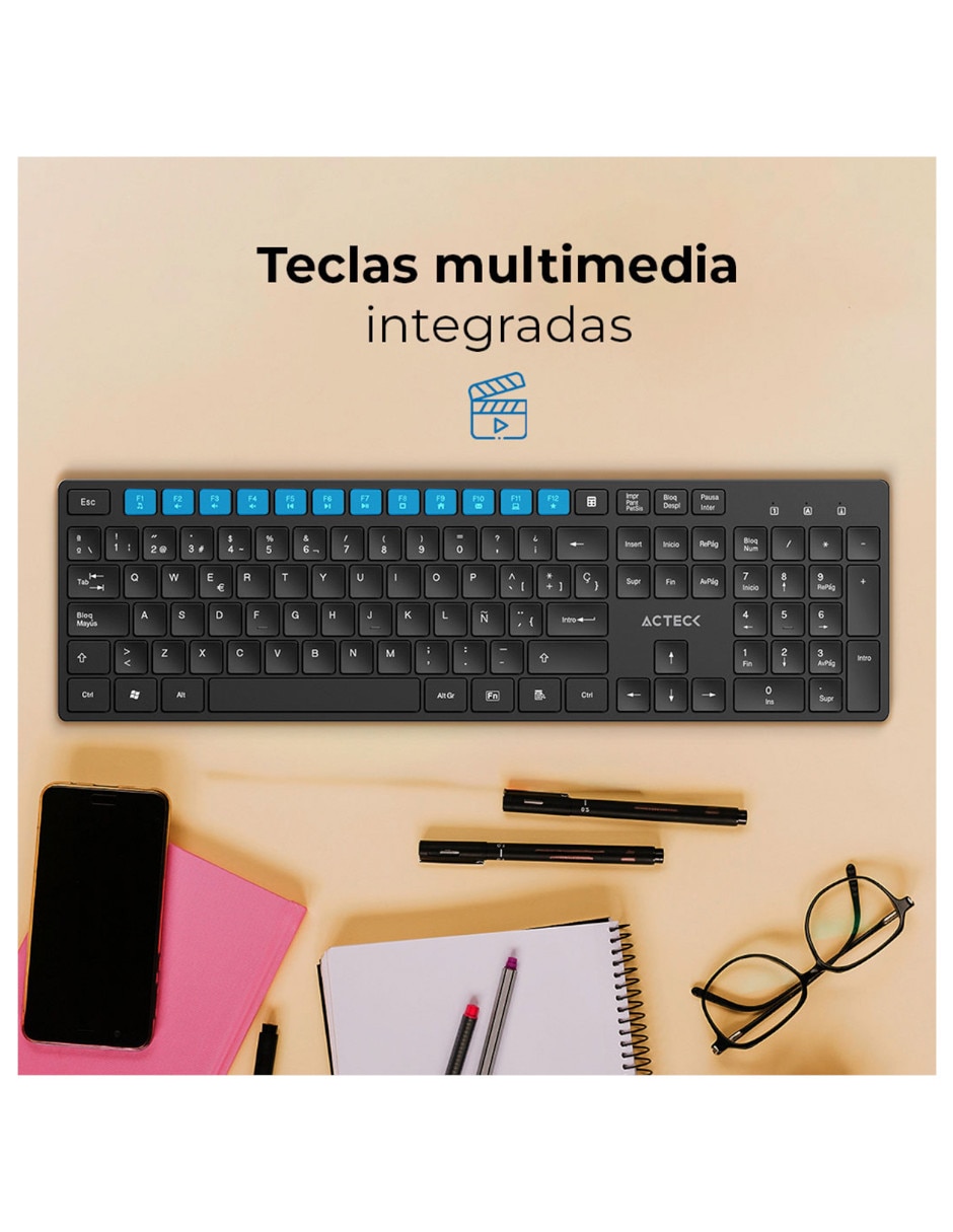 Teclado inalámbrica ac-943468 3