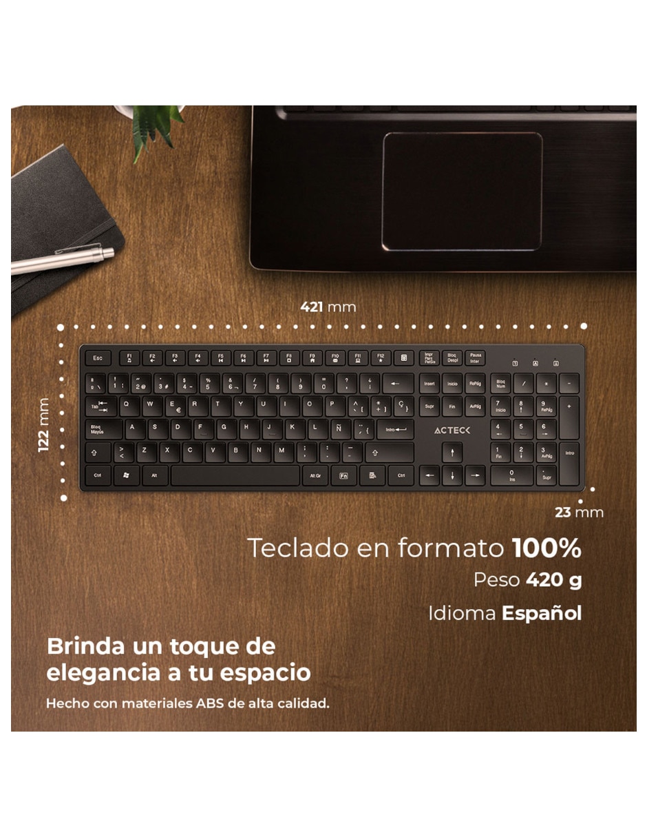 Teclado inalámbrica ac-943468 2