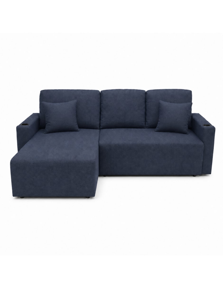 Sofá cama armable de madera