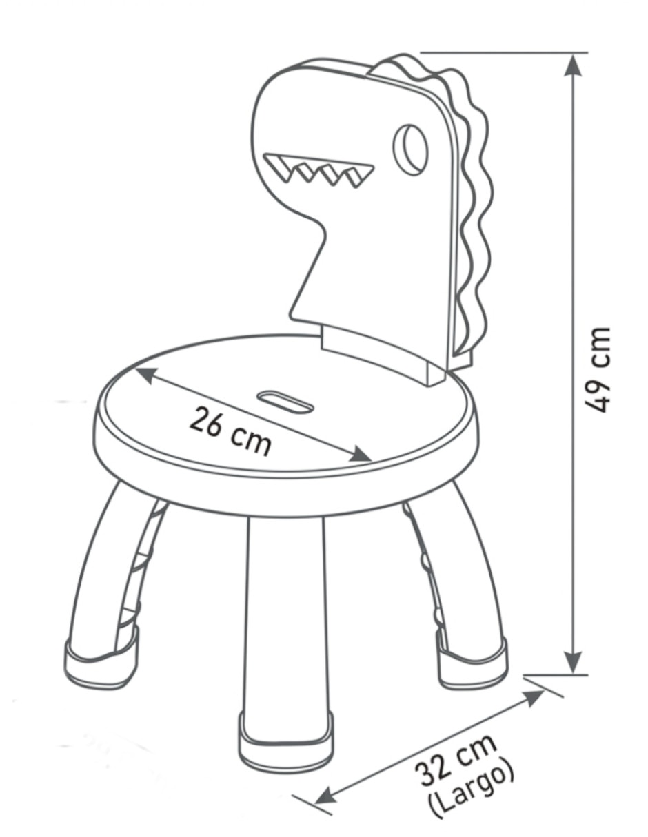 Silla IDEEN DINOSAURIO 4