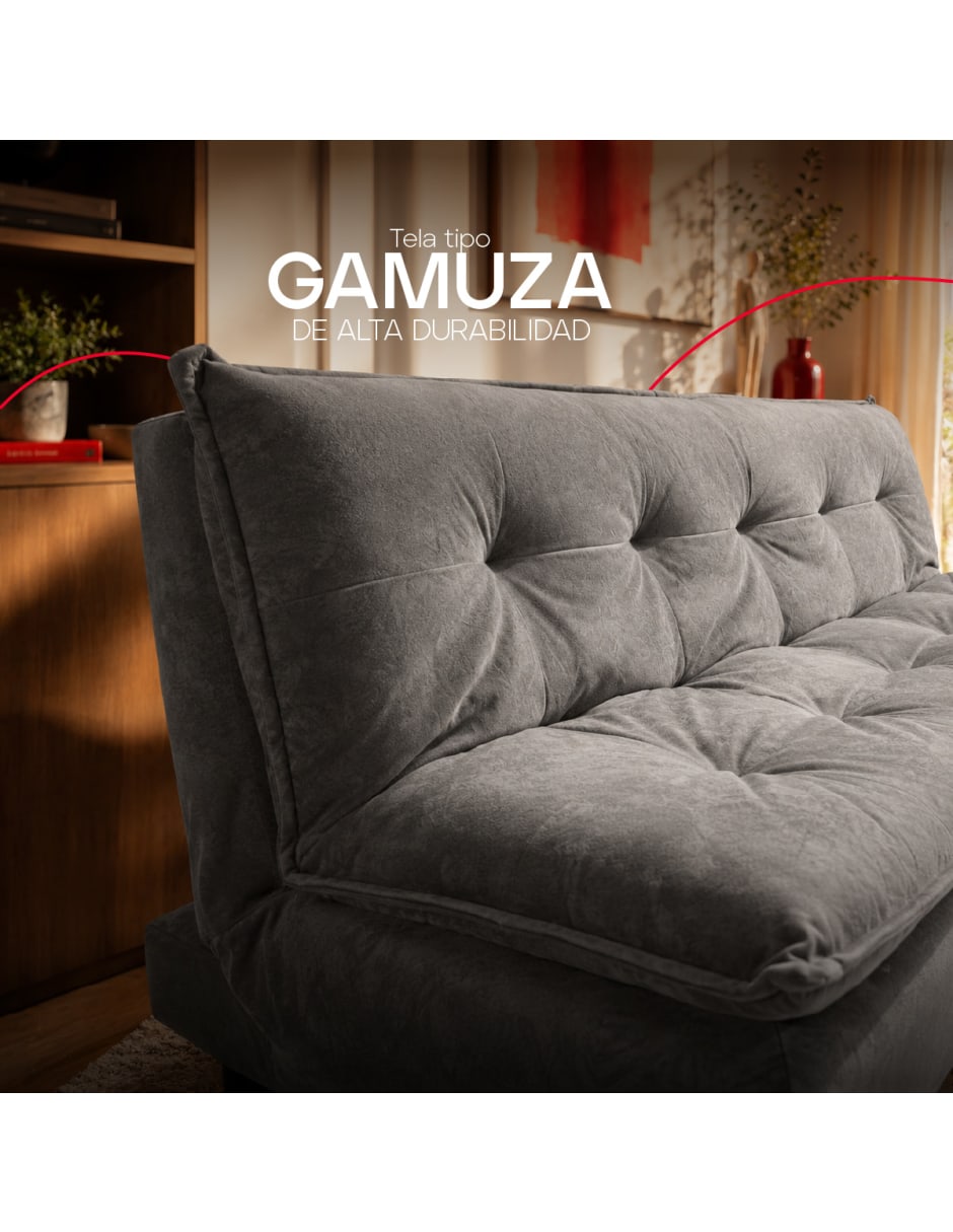 Sofá cama armable de madera pino 2