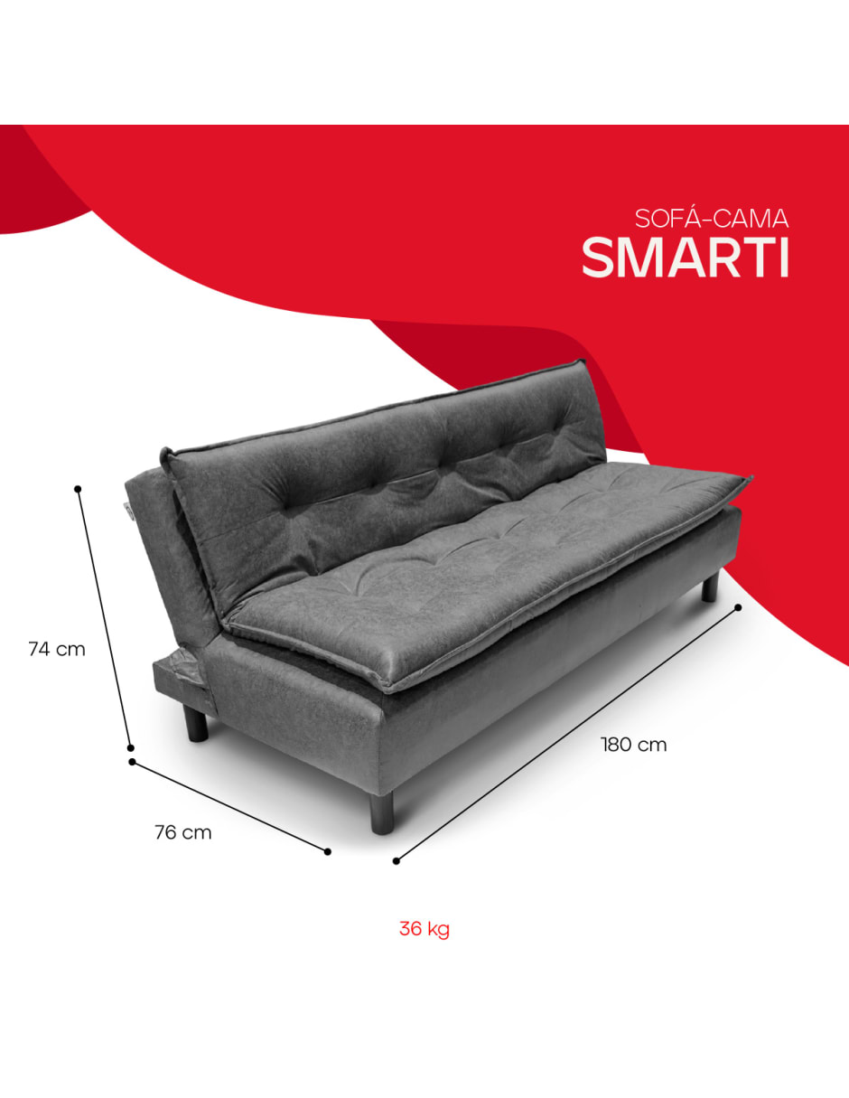 Sofá cama armable de madera pino 8