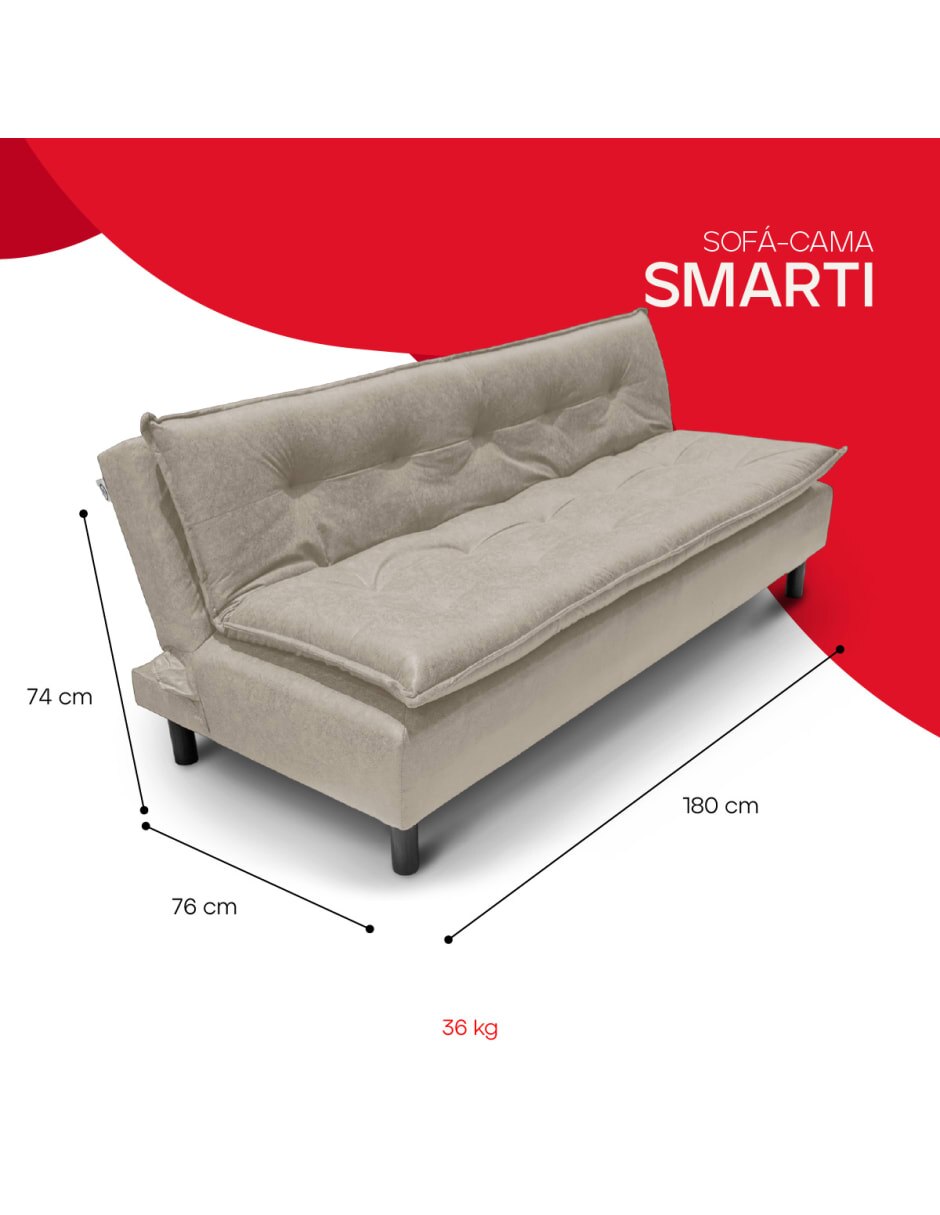 Sofá cama armable de madera pino 8