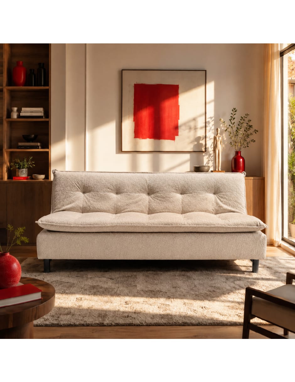 Sofá cama armable de madera pino 5