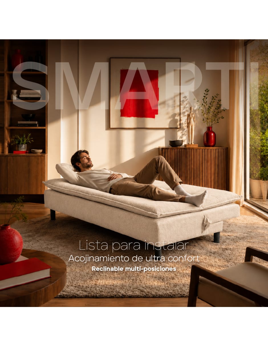 Sofá cama armable de madera pino 7