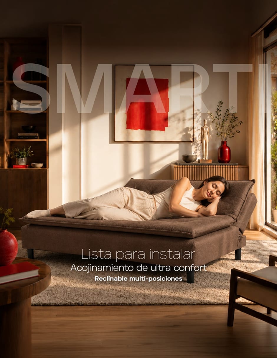 Sofá cama armable de madera pino 7