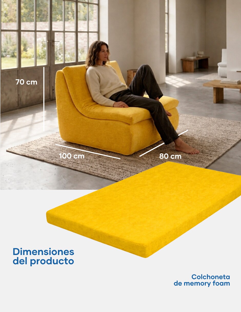 Sillón nova catch de espuma 8