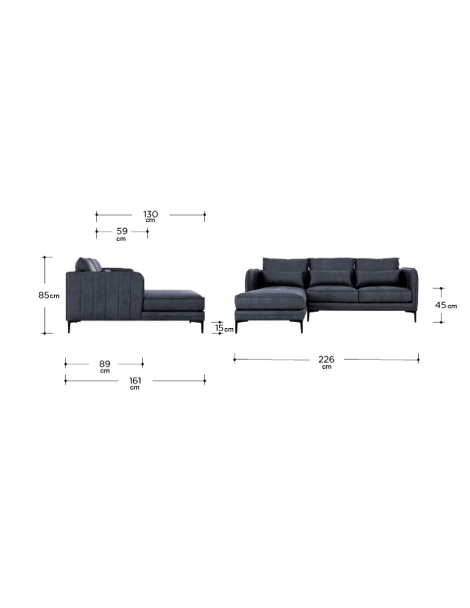 Sala modular izquierda MESSINA de Bonded 6