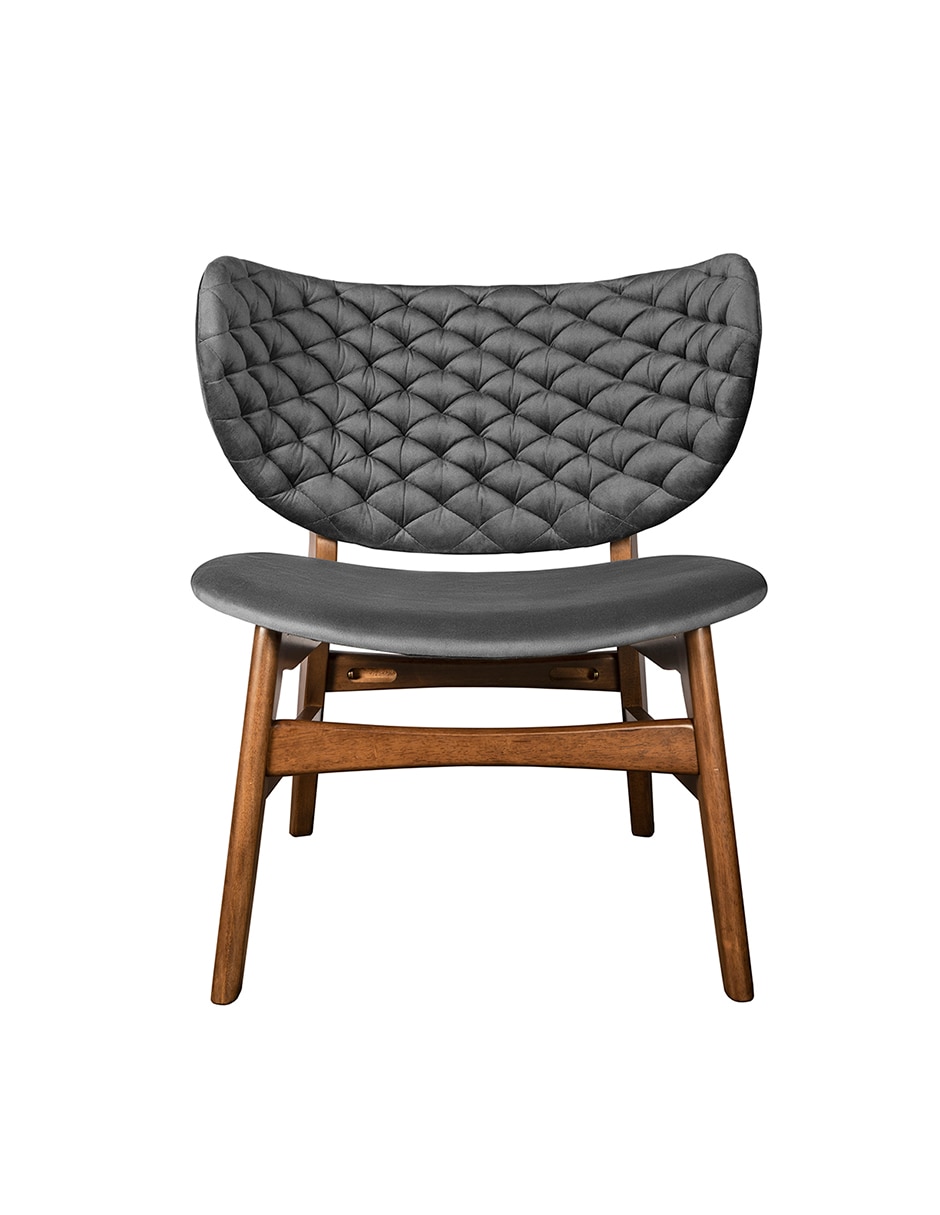 Silla boris de madera de caucho