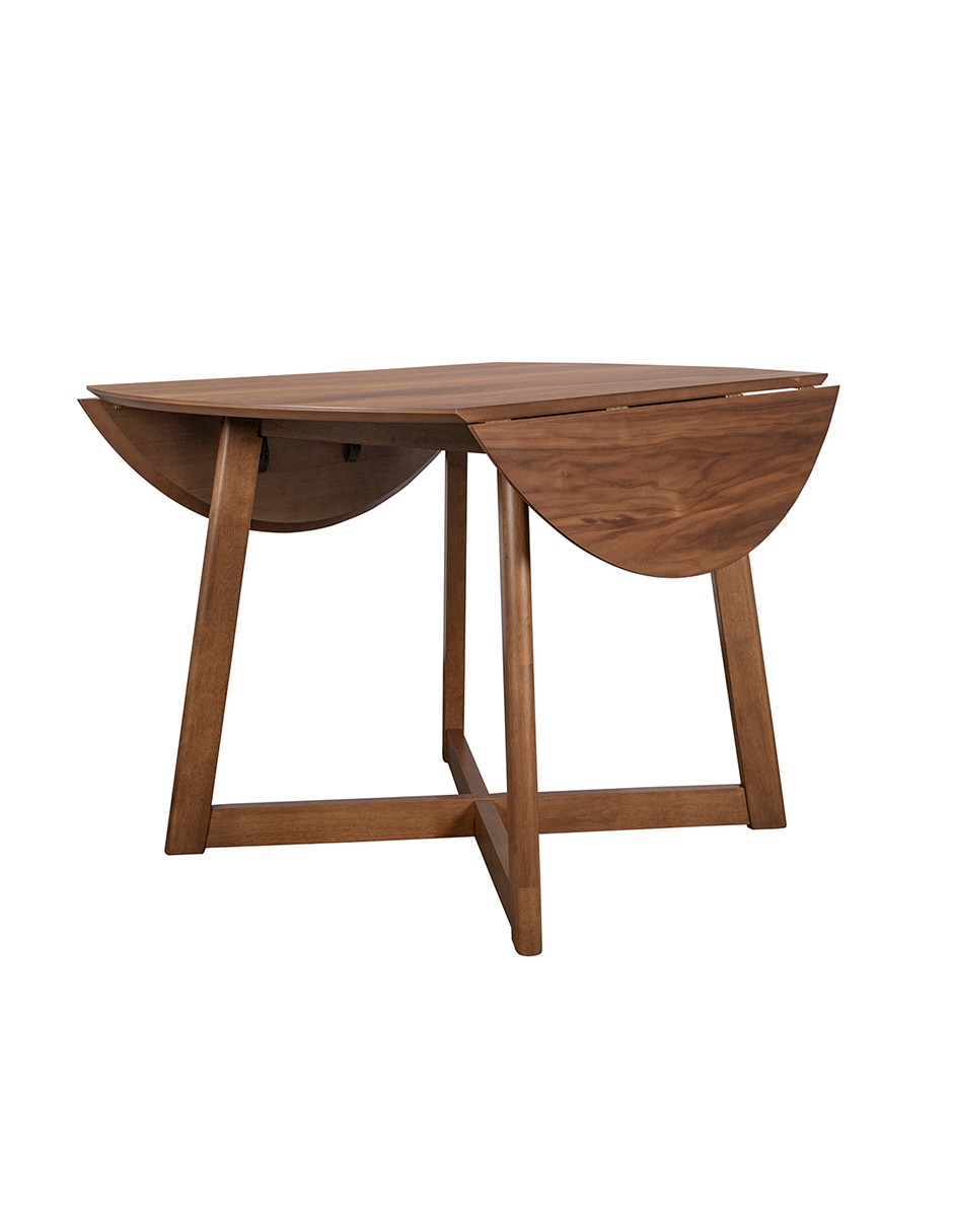 Mesa de comedor armable rum de madera 4