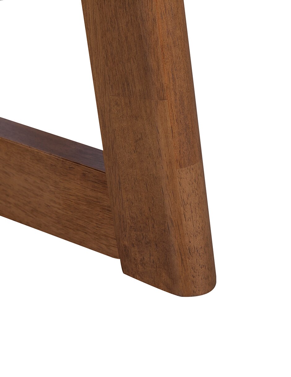 Mesa de comedor armable rum de madera 8