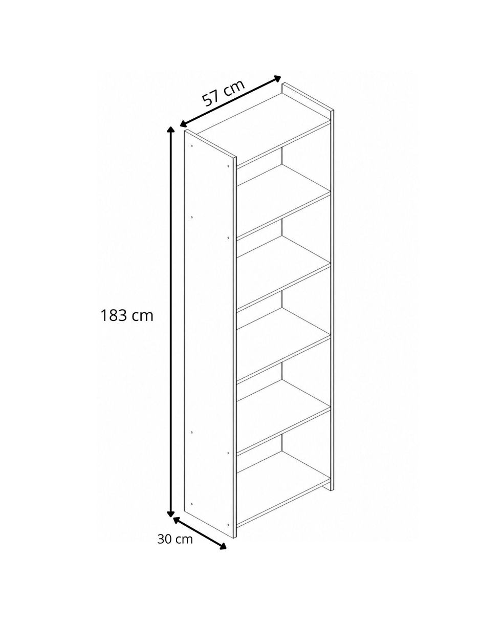 Librero armable de mdp 5