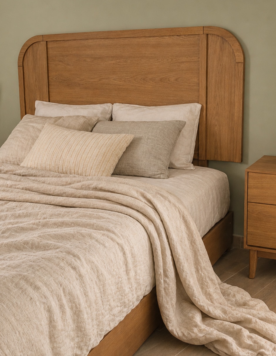 Cabecera kenit de madera 4