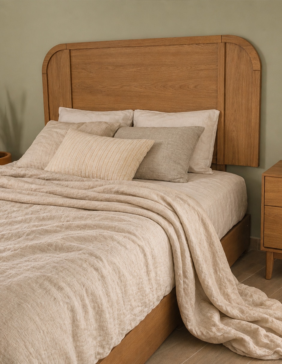 Cabecera kenit de madera 4